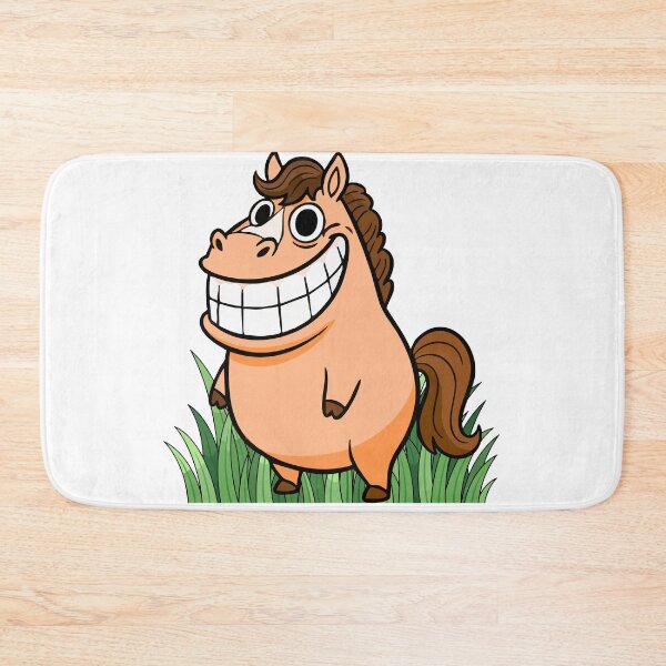 Item preview, Funny Grinning Horse Cartoon Character designed and sold by CrownINDesign.