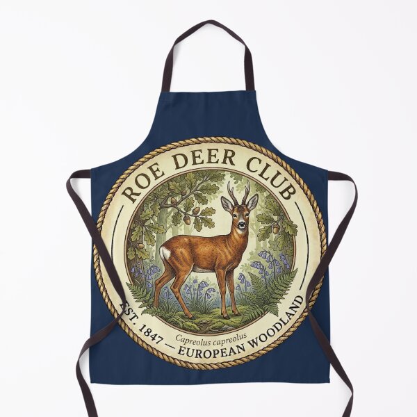 Item preview, Roe Deer Club Vintage Badge European Wildlife Art designed and sold by CalmCapy Co.