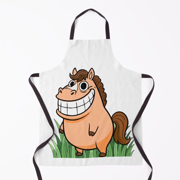 Item preview, Funny Grinning Horse Cartoon Character designed and sold by CrownINDesign.