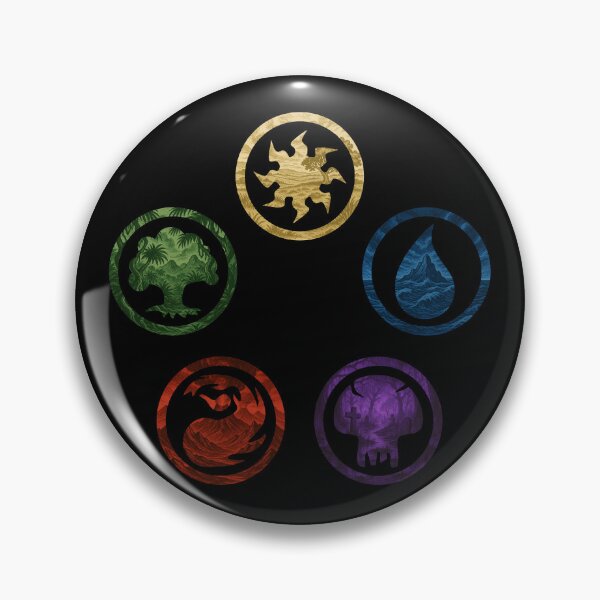 Item preview, WUBRG Mana Symbols T-Shirt | Five Color Mana Icons designed and sold by avariceattire.