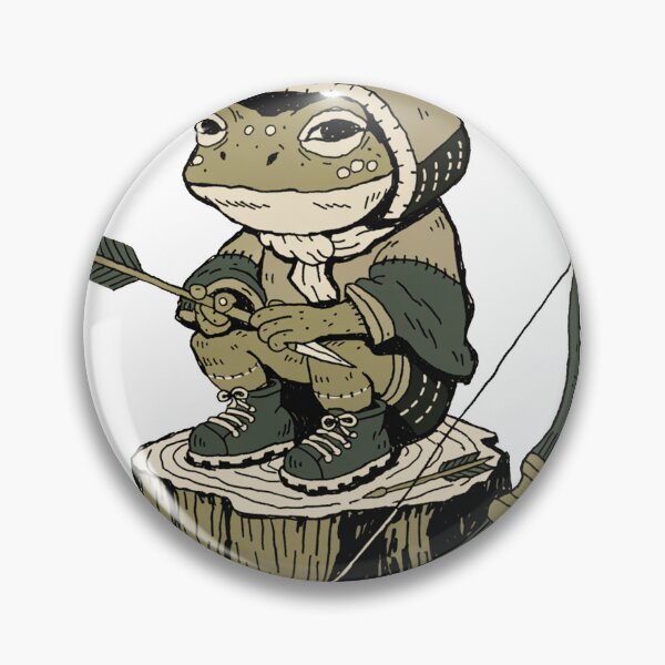 Item preview, Frog Archer Guild | Medieval Woodland Archer Frog designed and sold by fallmoree.