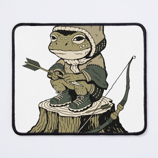 Item preview, Frog Archer Guild | Medieval Woodland Archer Frog designed and sold by fallmoree.