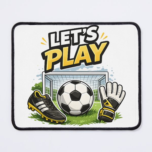 Item preview, Let's Play Football designed and sold by PatiImagination.