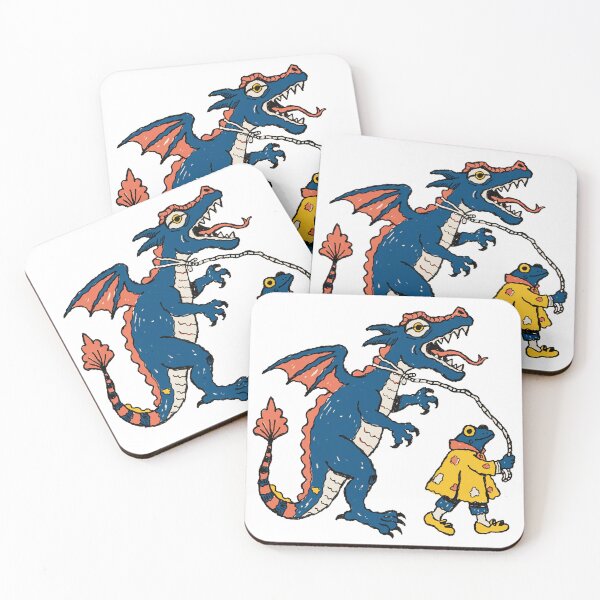 Item preview, Frog Dragon Walker | Brave Medieval Frog and Dragon designed and sold by fallmoree.