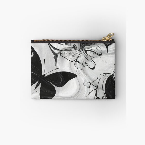 Item preview, Monochrome Butterfly Fluid Art designed and sold by TOM JACK.