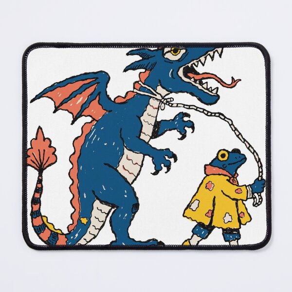 Item preview, Frog Dragon Walker | Brave Medieval Frog and Dragon designed and sold by fallmoree.