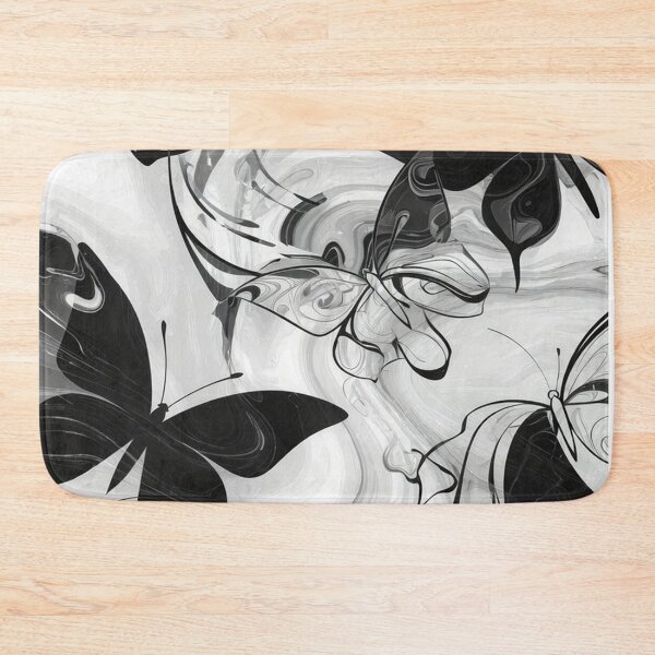 Item preview, Monochrome Butterfly Fluid Art designed and sold by TOM JACK.