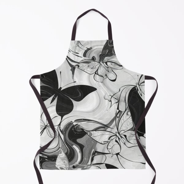 Item preview, Monochrome Butterfly Fluid Art designed and sold by TOM JACK.