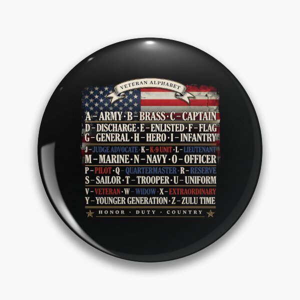 Item preview, Veteran Alphabet Patriotic Military Tribute with American Flag Style designed and sold by Redgiant87x.
