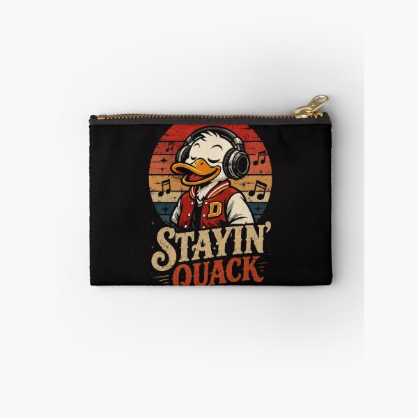 Item preview, Stayin' Quack Retro Duck Music Lover Vintage Sunset DJ Bird Funny Music Pun T-Shirt designed and sold by HOUSE OF TIST.
