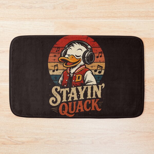 Item preview, Stayin' Quack Retro Duck Music Lover Vintage Sunset DJ Bird Funny Music Pun T-Shirt designed and sold by HOUSE OF TIST.