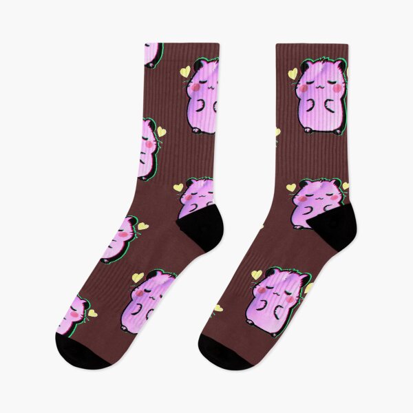 Item preview, Kawaii Pink Glitch Hearts Hamster Happy designed and sold by AstronautMerch.