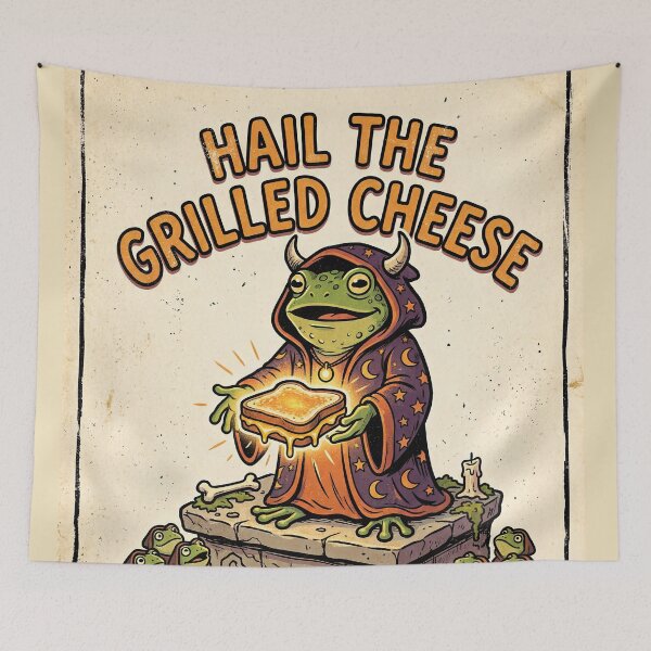 Item preview,  Sacred Grilled Cheese Ceremony Frog Cult designed and sold by Dream Capsules.