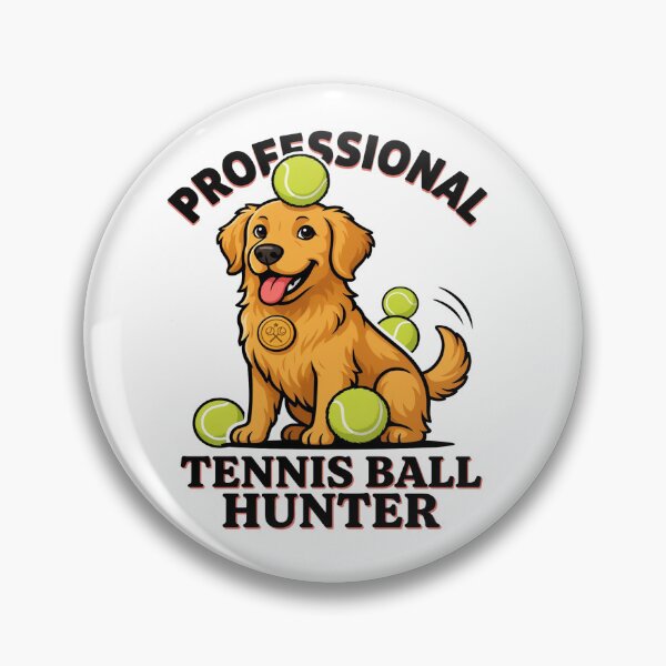 Item preview, Professional Tennis Ball Hunter Funny Golden Retriever Dog Lover Gift designed and sold by ClaussShop.
