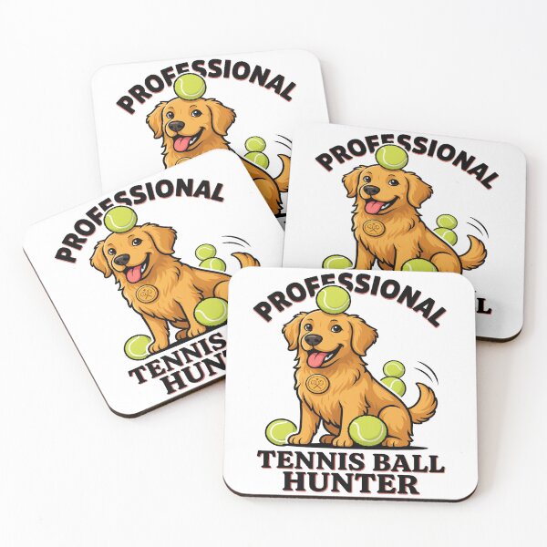 Item preview, Professional Tennis Ball Hunter Funny Golden Retriever Dog Lover Gift designed and sold by ClaussShop.