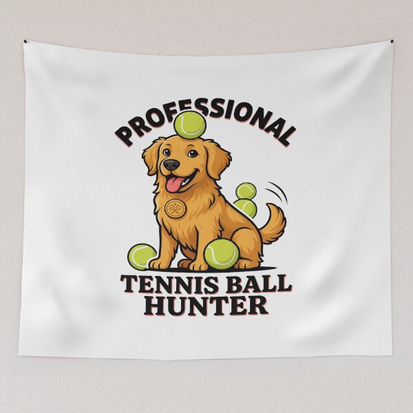 Item preview, Professional Tennis Ball Hunter Funny Golden Retriever Dog Lover Gift designed and sold by ClaussShop.