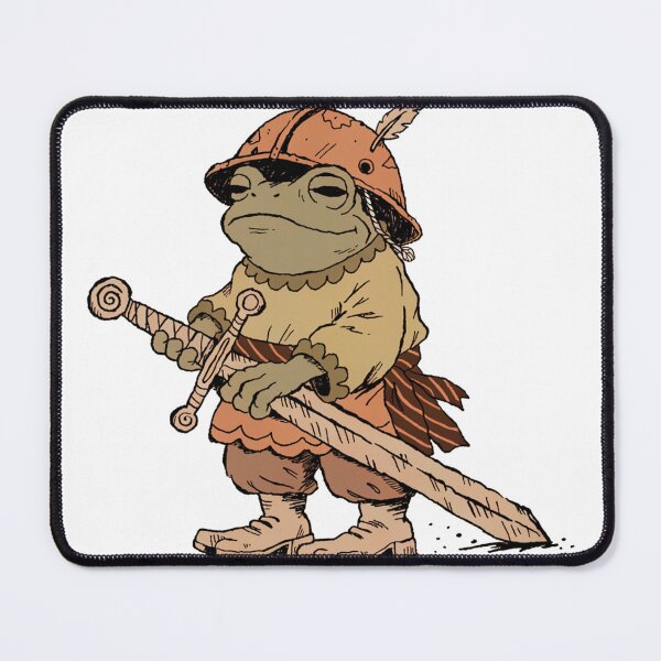 Item preview, Frog Knight | Medieval Warrior Frog Guardian designed and sold by fallmoree.