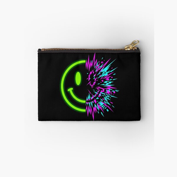 Item preview, Neon Glitch Acid Smiley Face Techno Rave designed and sold by SPAZE-Typo.