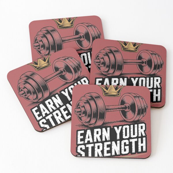 Item preview, Earn Your Strength - Gym Motivation Workout  designed and sold by Hadamah.