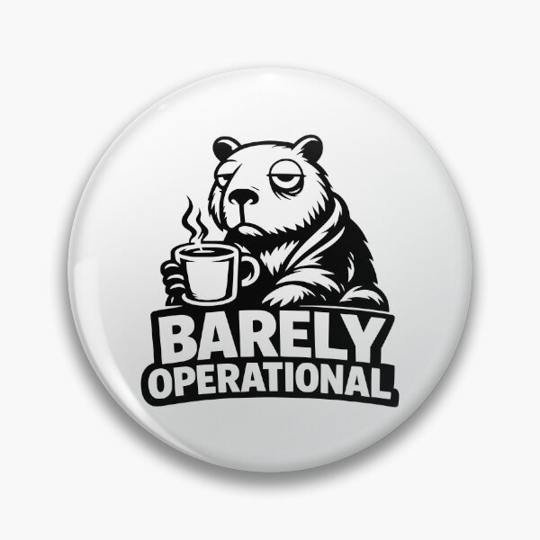 Item preview, Barely Operational Capybara designed and sold by MavtM.