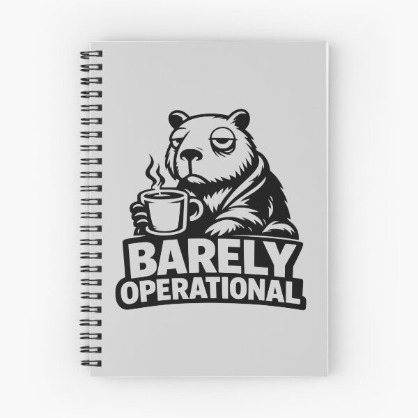 Item preview, Barely Operational Capybara designed and sold by MavtM.