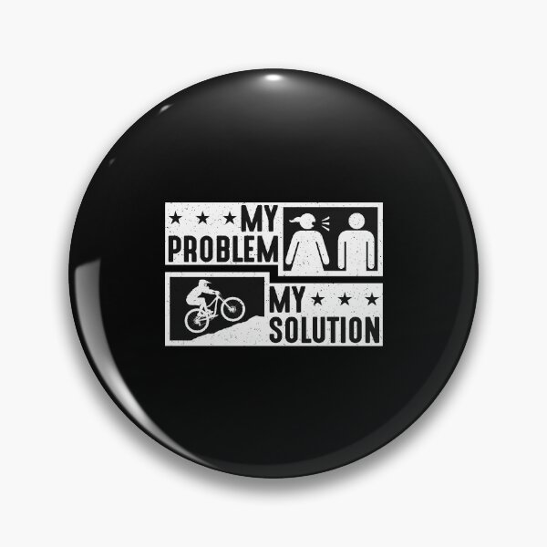 Item preview, Mountain Biker My Problem My Pictogram Dad Mom designed and sold by tshirtconcepts.