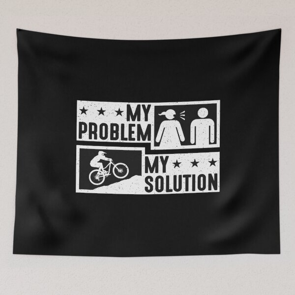 Item preview, Mountain Biker My Problem My Pictogram Dad Mom designed and sold by tshirtconcepts.