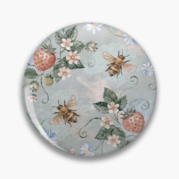 Item preview, Strawberry flowers,bee,chamomile. designed and sold by elegantpaterns.