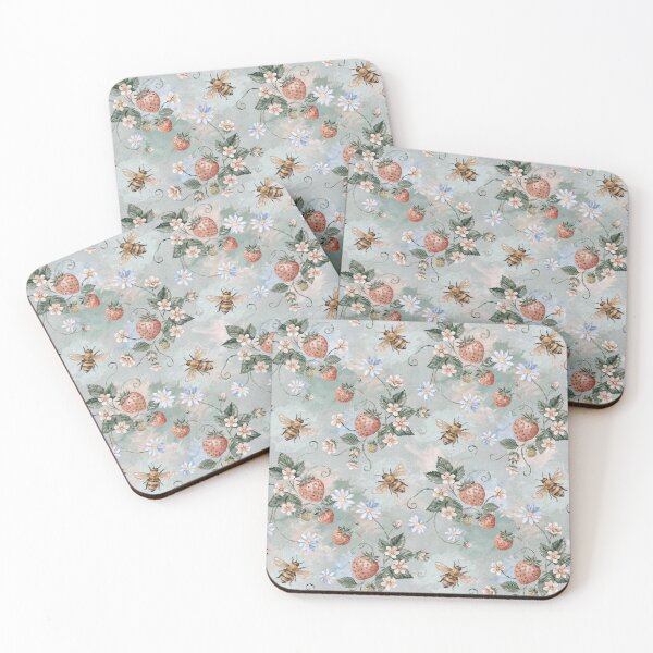 Item preview, Strawberry flowers,bee,chamomile. designed and sold by elegantpaterns.