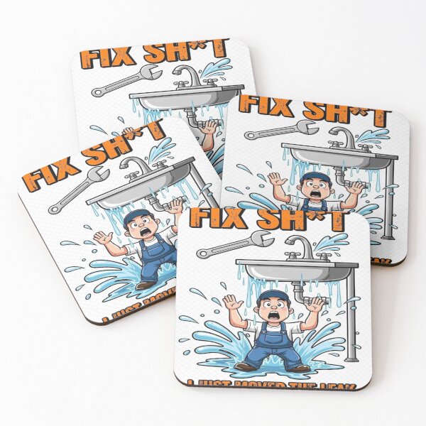 Item preview, I Didn't Fix Sh*t I Moved The Leak - Funny Plumber T-Shirt | DIY Disaster   designed and sold by Petringo.