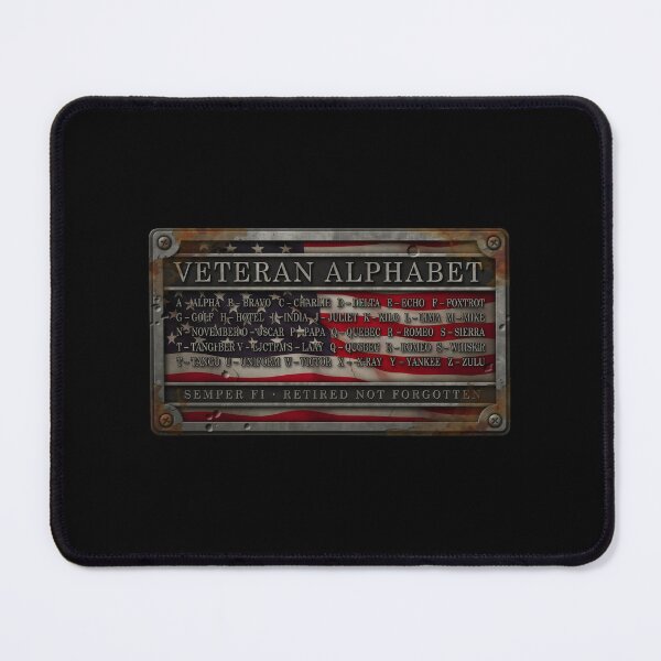 Item preview, Veteran Alphabet Patriotic Veteran Gift with American Flag designed and sold by Redgiant87x.