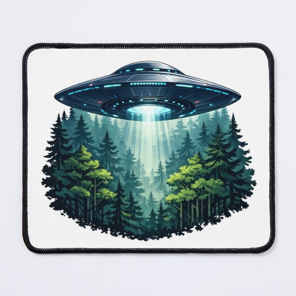 Item preview, UFO over the forest designed and sold by PeterPunkt.