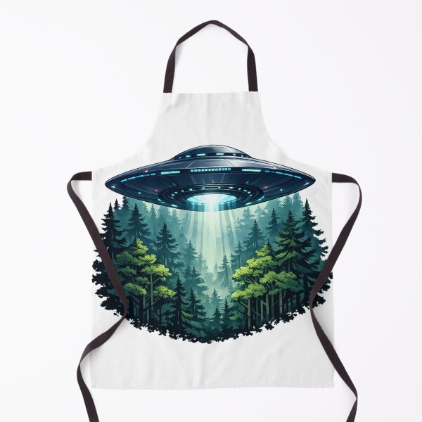 Item preview, UFO over the forest designed and sold by PeterPunkt.
