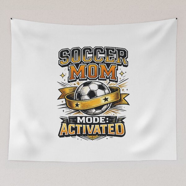 Item preview, Soccer Mom Mode Activated Vintage Sports Typography designed and sold by DariaOltes.