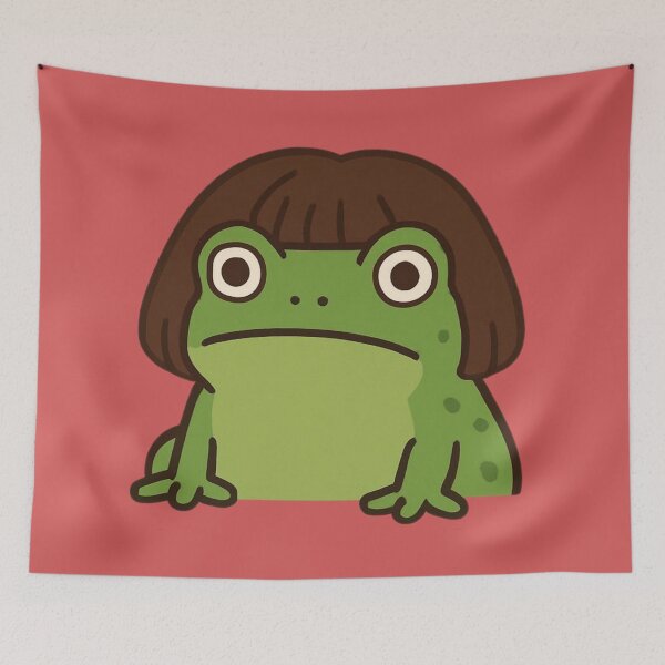 Item preview, Funny Frog Bob Haircut Meme designed and sold by WearFine.