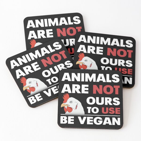 Item preview, Animals are not ours to use - For dark background designed and sold by ArseniForFreedom.