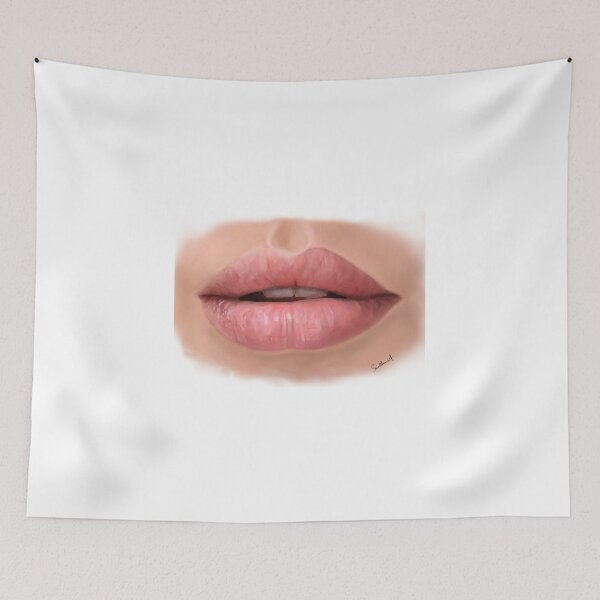 Item preview, Realistic Digital Lip Study Painting designed and sold by SimsimStrokes.