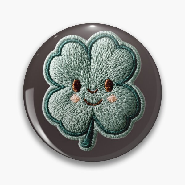 Item preview, Cute Lucky Clover Embroidery designed and sold by MegaNovaArt.