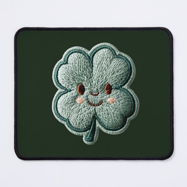 Item preview, Cute Lucky Clover Embroidery designed and sold by MegaNovaArt.