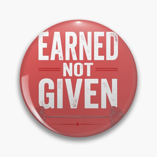 Item preview, Earned Not Given Gym Motivation T-Shirt designed and sold by Hadamah.