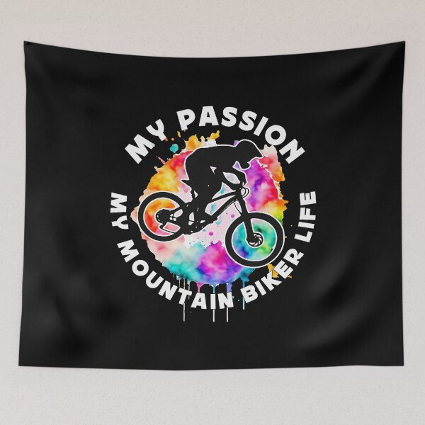 Item preview, Mountain Biker My Passion My Mountain Bike Cyclist designed and sold by tshirtconcepts.