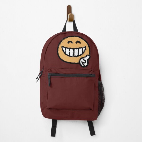 Item preview, Orange Smiley Face Big Teeth Sketch Effect designed and sold by AstronautMerch.