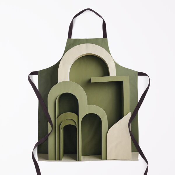 Item preview, Metaphysical Architecture Cream Terracotta Tones Print designed and sold by EnmarcArt.