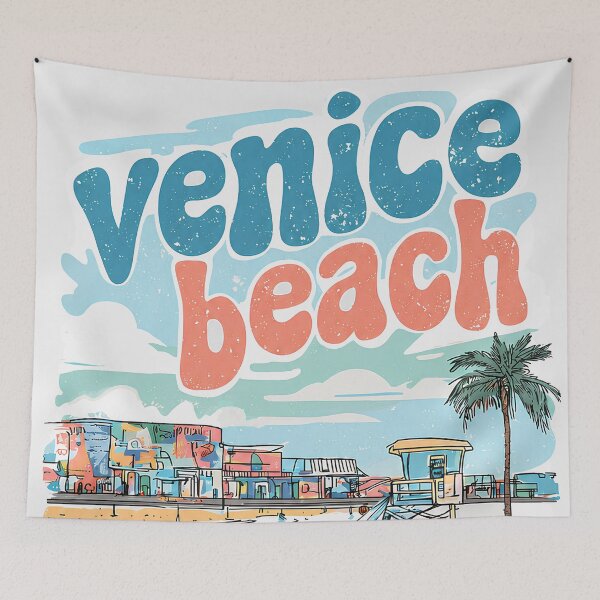 Item preview, Venice Beach California Cute Pastel  designed and sold by HowToCanadian.