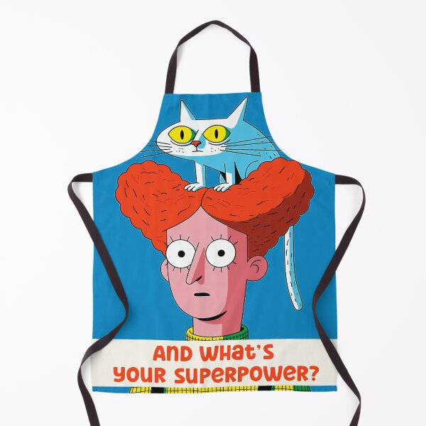 Item preview, Intense Cat Superpower Perched on Hair designed and sold by shafranietz.