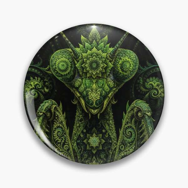 Item preview, Fractal Mandala Praying Mantis designed and sold by Newstreams.