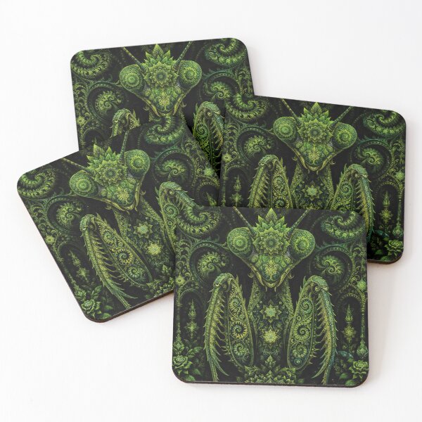 Item preview, Fractal Mandala Praying Mantis designed and sold by Newstreams.