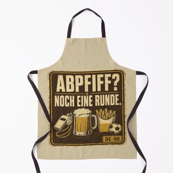 Item preview, Abpfiff Noch Eine Runde German Soccer Beer Pub designed and sold by POD DYNASTY.