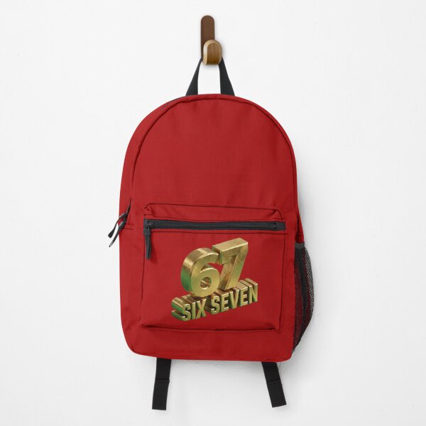 Item preview, 67 Six Seven - Trendy 3D Gold Luxury Edition Meme designed and sold by Utopian-Magic.