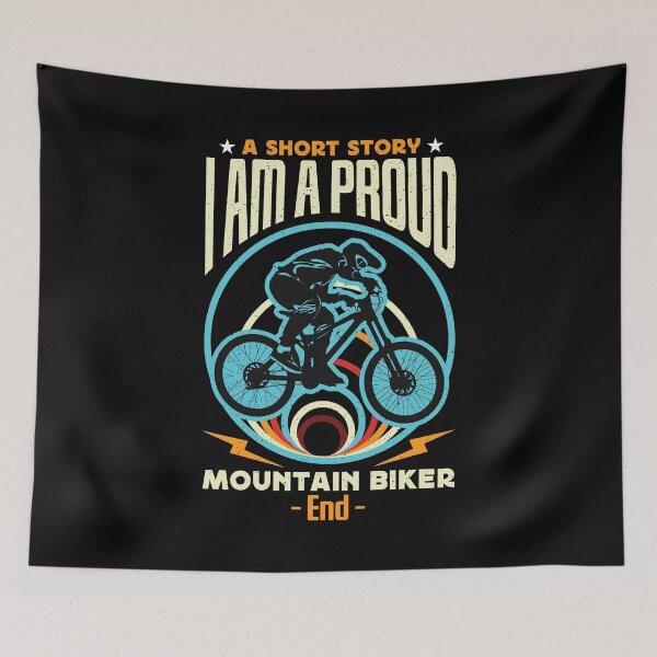 Item preview, Mountain Biker A Short Story I Am A Proud Cyclist designed and sold by tshirtconcepts.